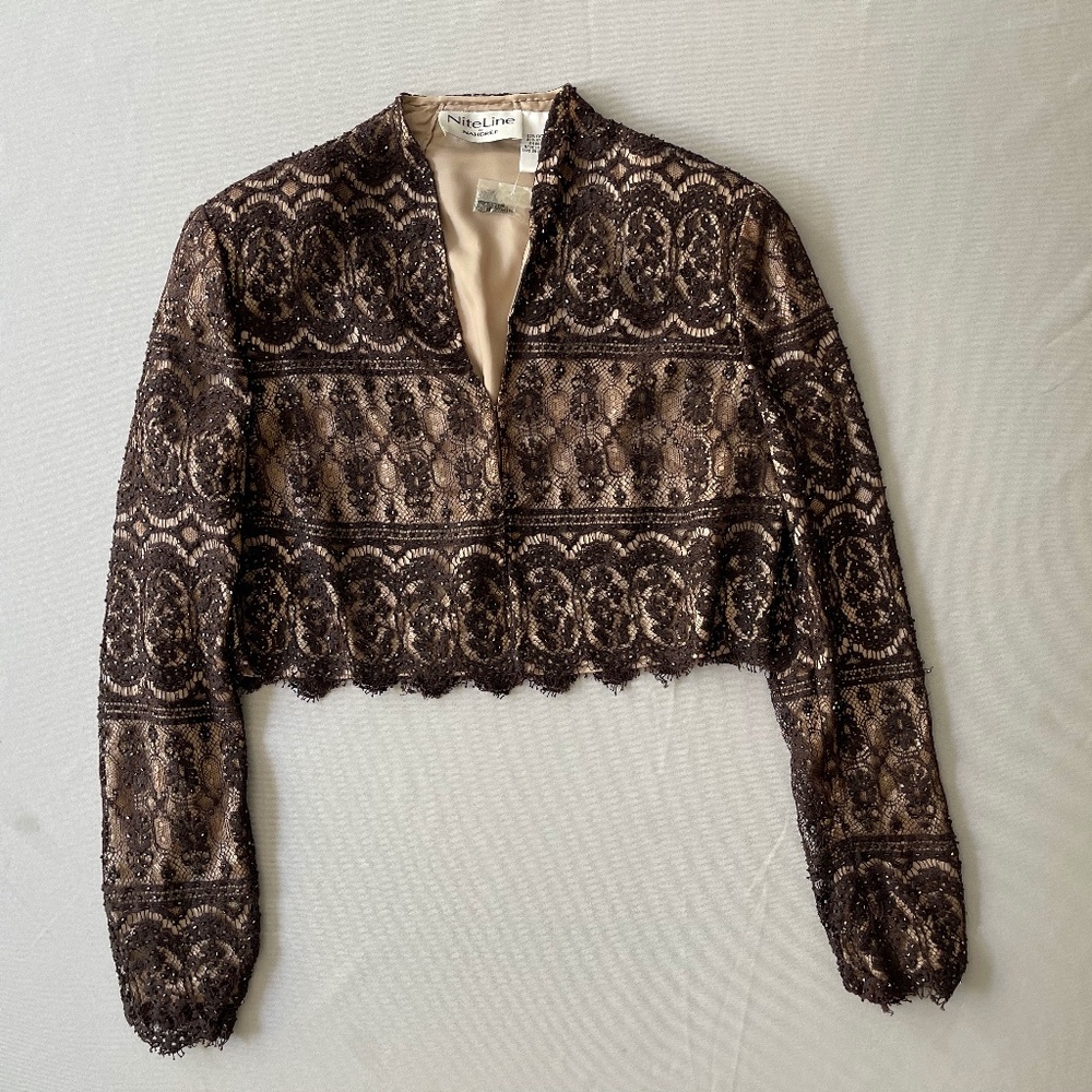 Vintage Niteline Nahdree Beaded Sheath and Jacket